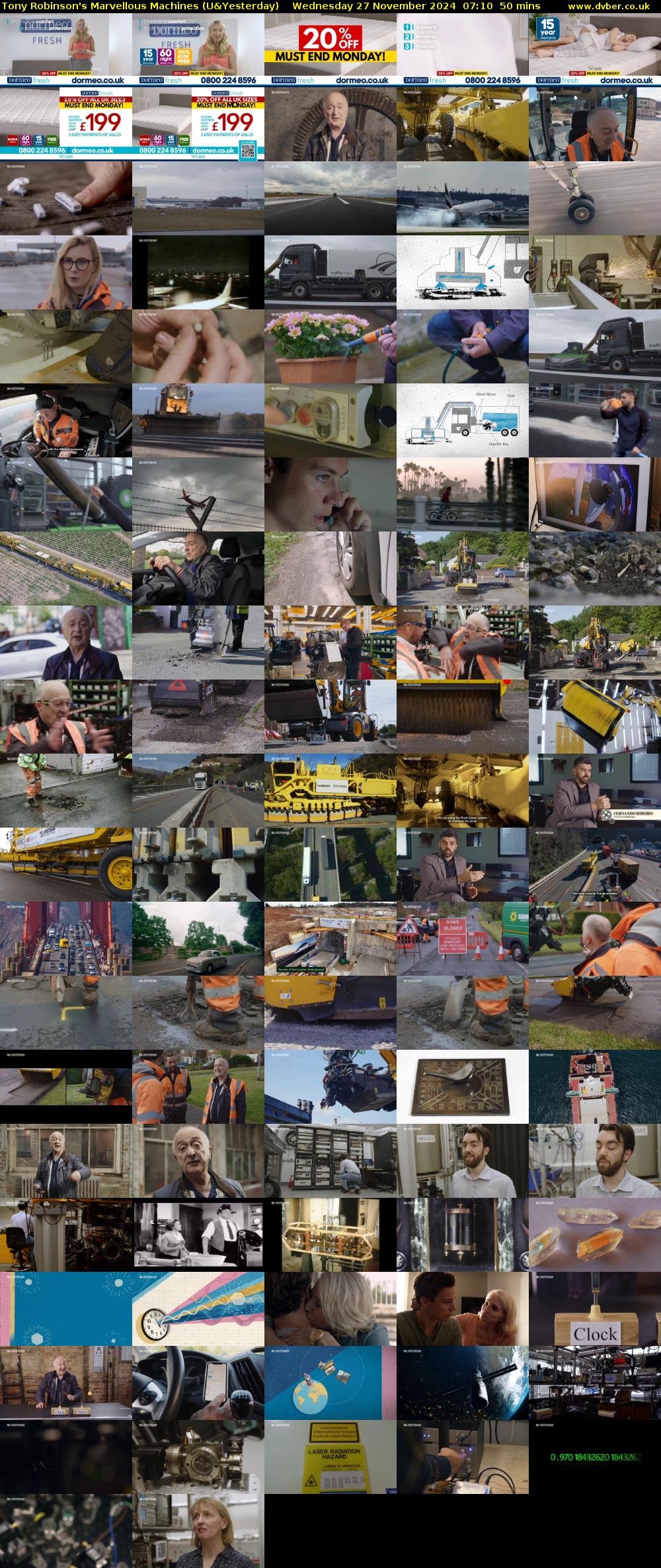 Tony Robinson's Marvellous Machines (U&Yesterday) Wednesday 27 November 2024 07:10 - 08:00
