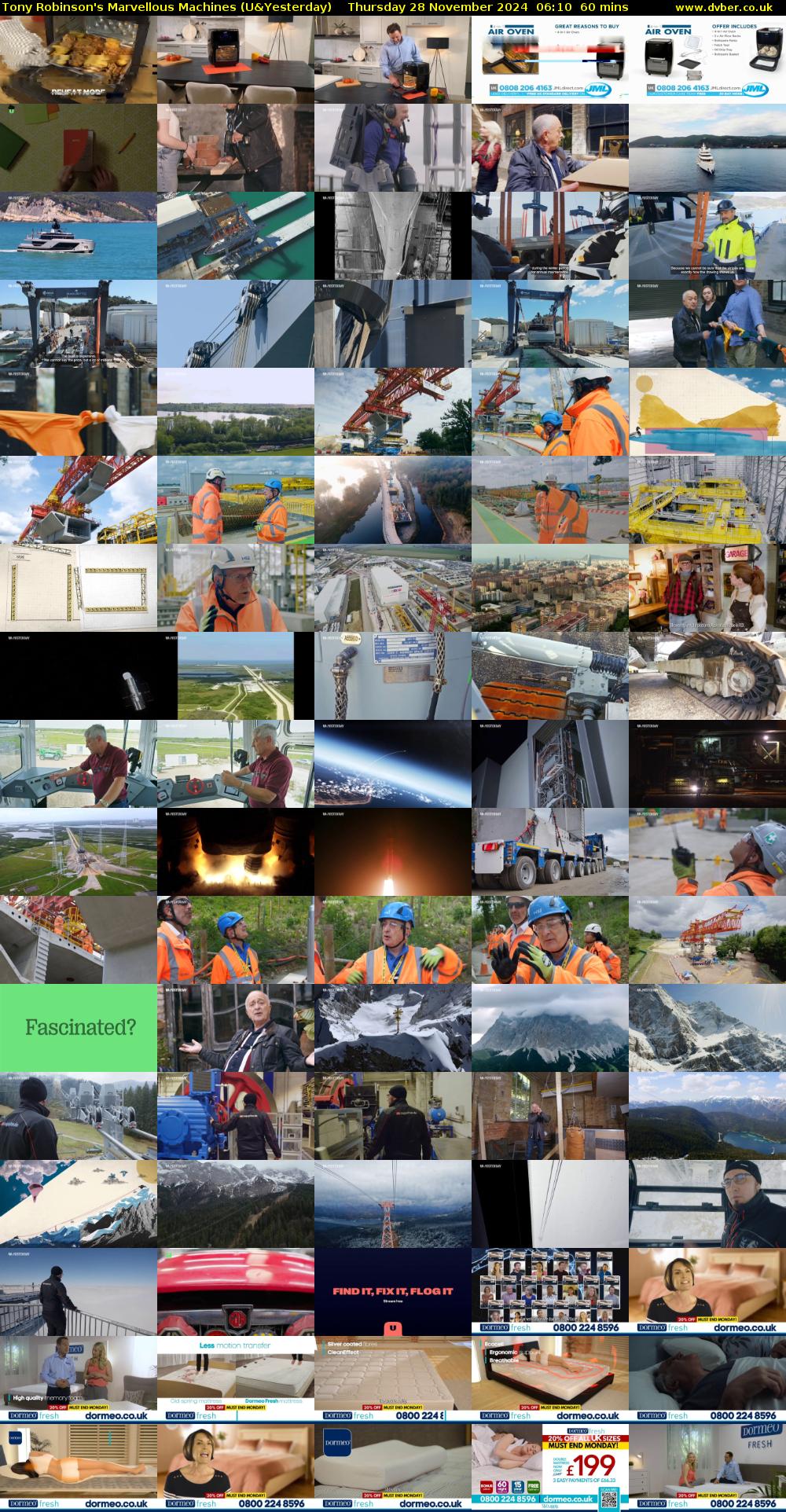 Tony Robinson's Marvellous Machines (U&Yesterday) Thursday 28 November 2024 06:10 - 07:10