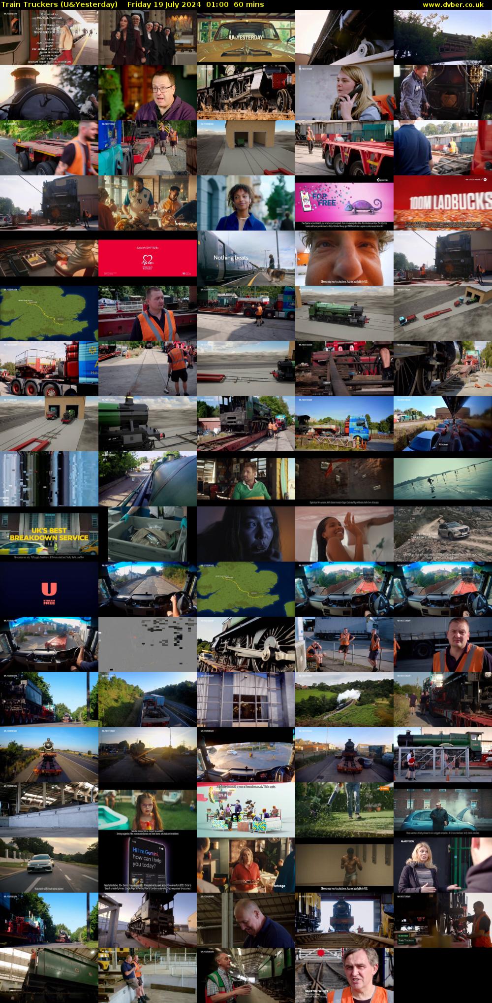 Train Truckers (U&Yesterday) Friday 19 July 2024 01:00 - 02:00