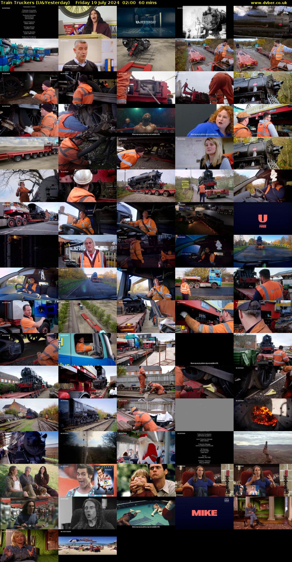 Train Truckers (U&Yesterday) Friday 19 July 2024 02:00 - 03:00
