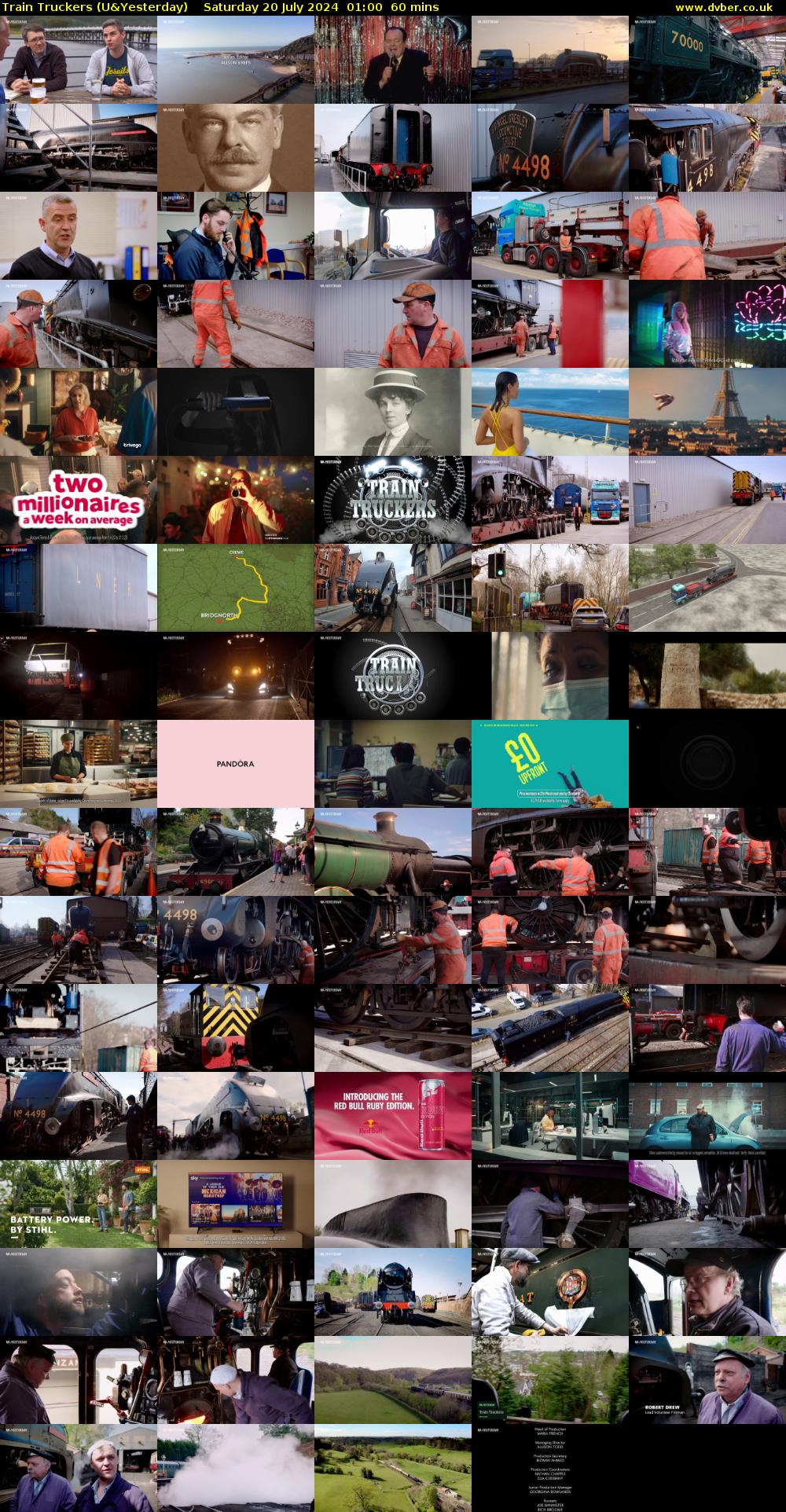Train Truckers (U&Yesterday) Saturday 20 July 2024 01:00 - 02:00