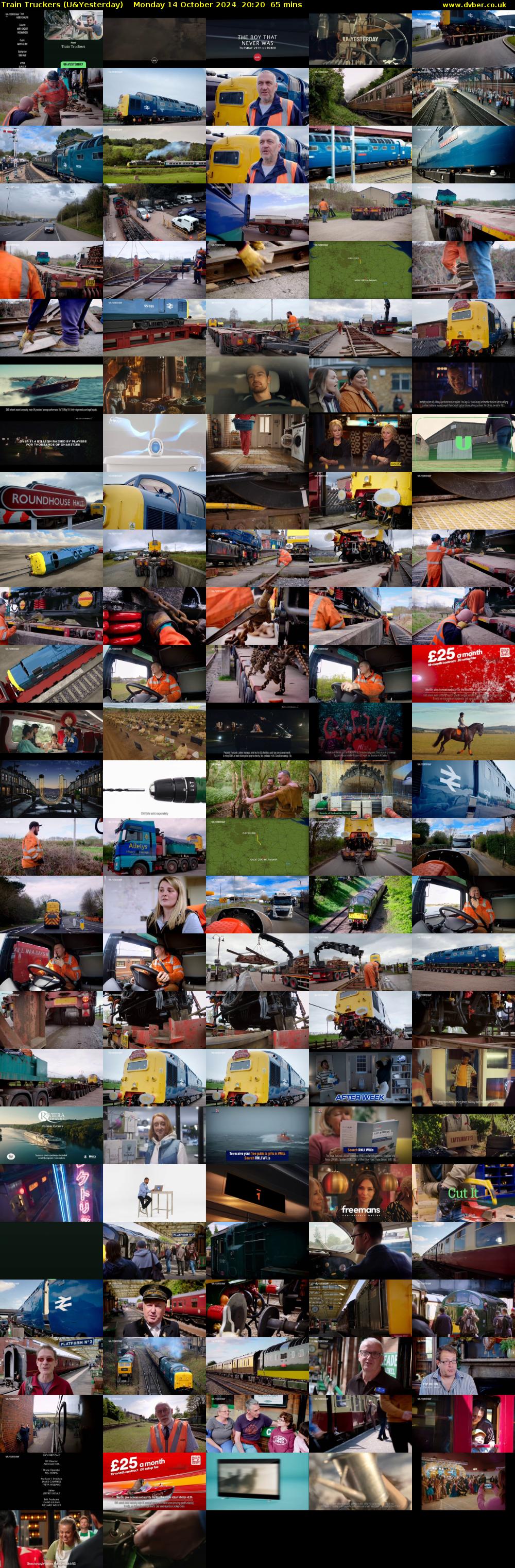 Train Truckers (U&Yesterday) Monday 14 October 2024 20:20 - 21:25