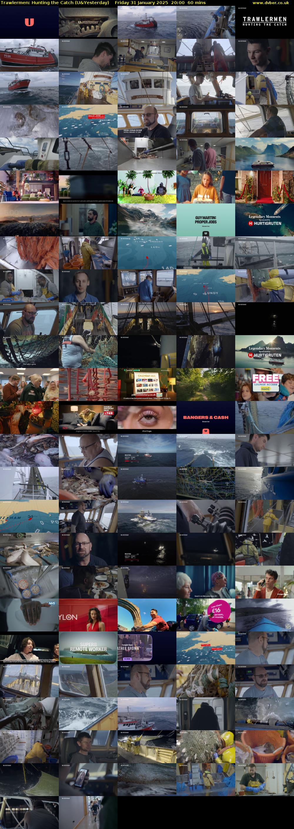 Trawlermen: Hunting the Catch (U&Yesterday) Friday 31 January 2025 20:00 - 21:00