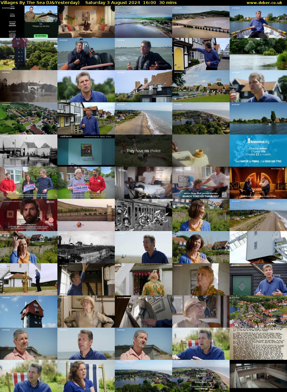 Villages By The Sea (U&Yesterday) Saturday 3 August 2024 16:00 - 16:30