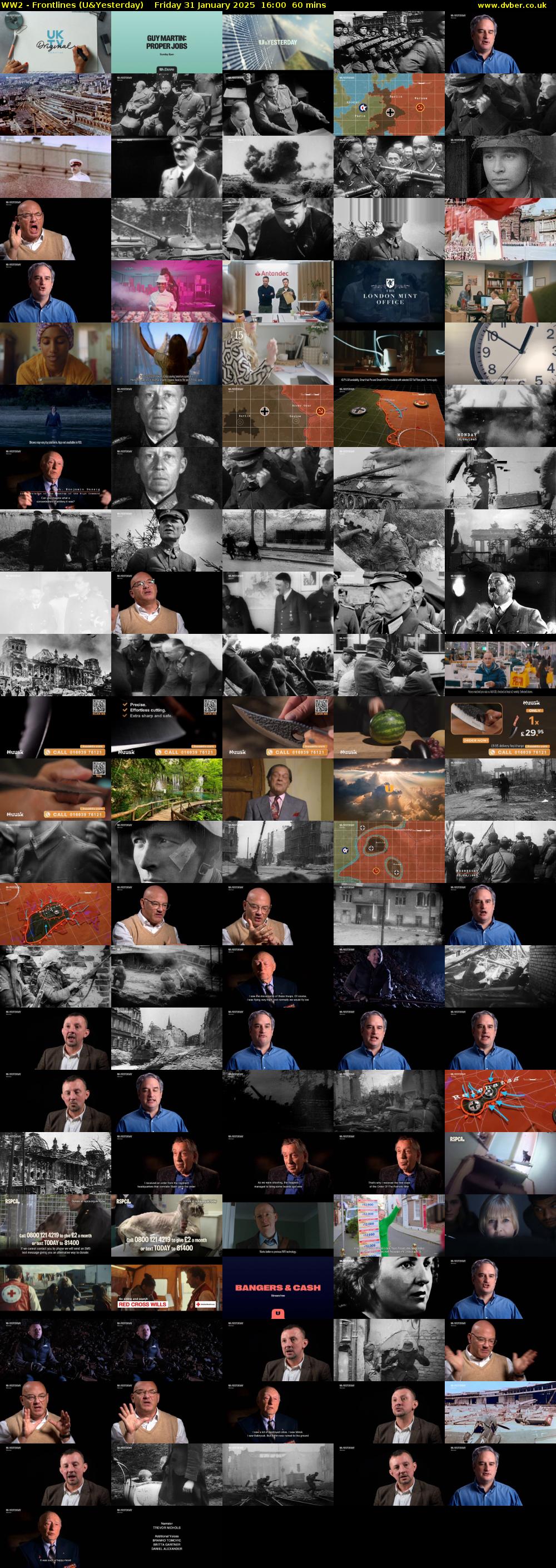 WW2 - Frontlines (U&Yesterday) Friday 31 January 2025 16:00 - 17:00