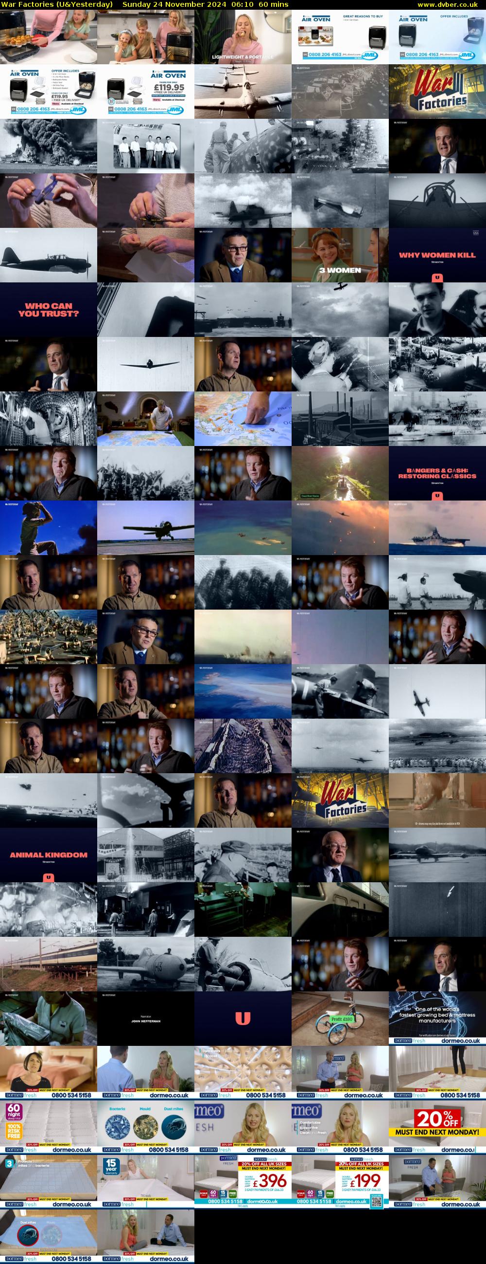 War Factories (U&Yesterday) Sunday 24 November 2024 06:10 - 07:10