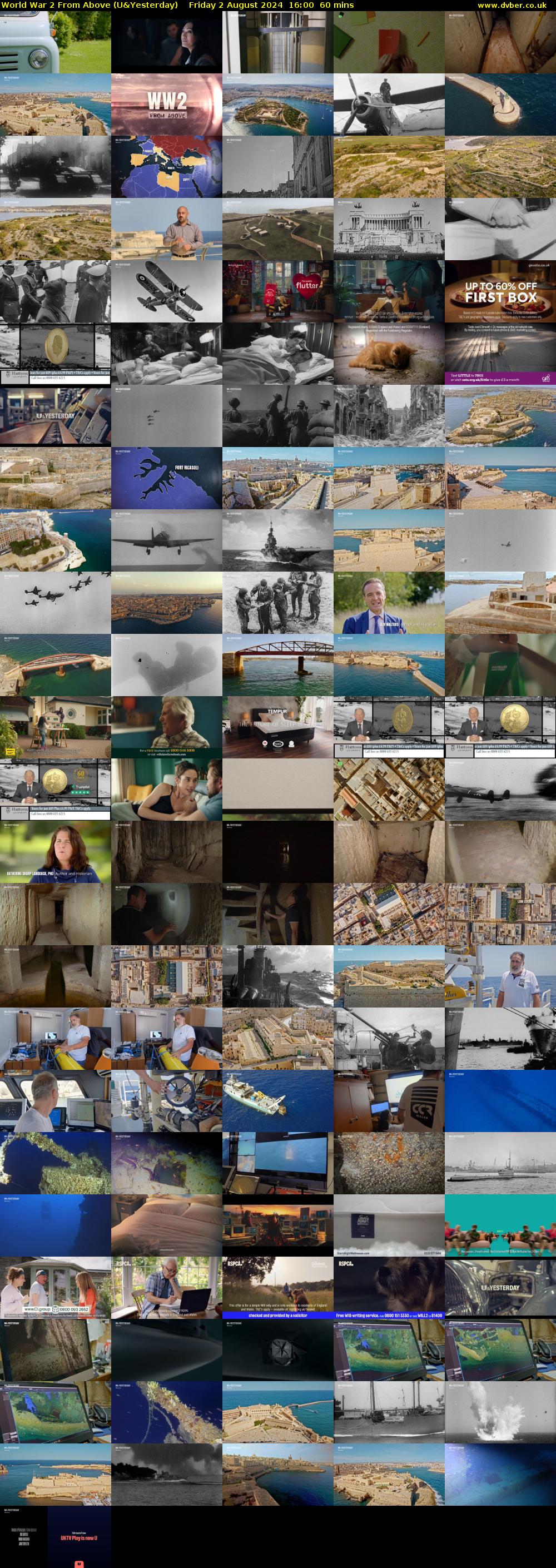 World War 2 From Above (U&Yesterday) Friday 2 August 2024 16:00 - 17:00