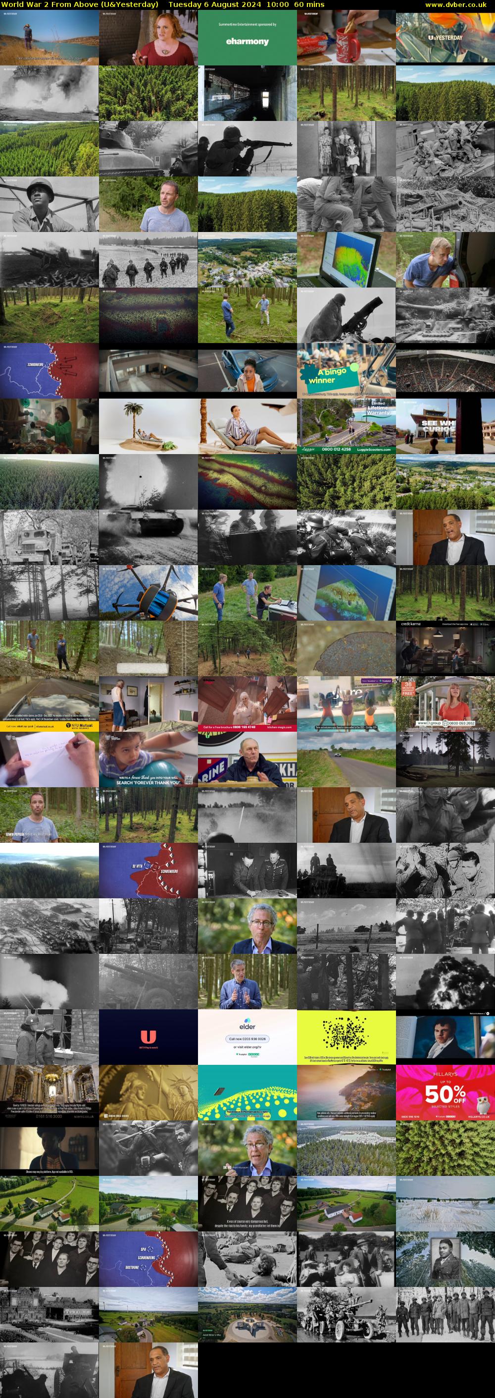 World War 2 From Above (U&Yesterday) Tuesday 6 August 2024 10:00 - 11:00