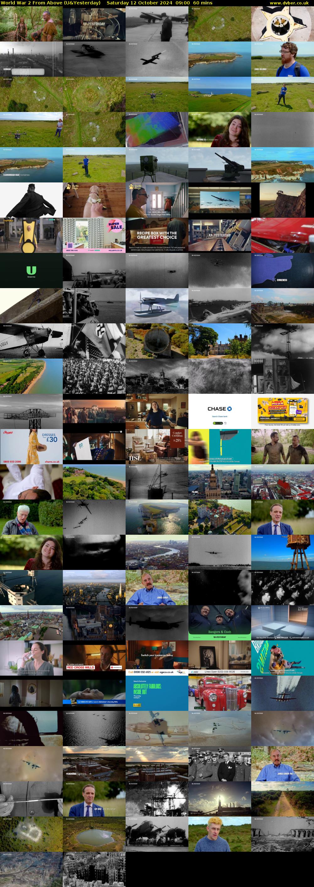 World War 2 From Above (U&Yesterday) Saturday 12 October 2024 09:00 - 10:00