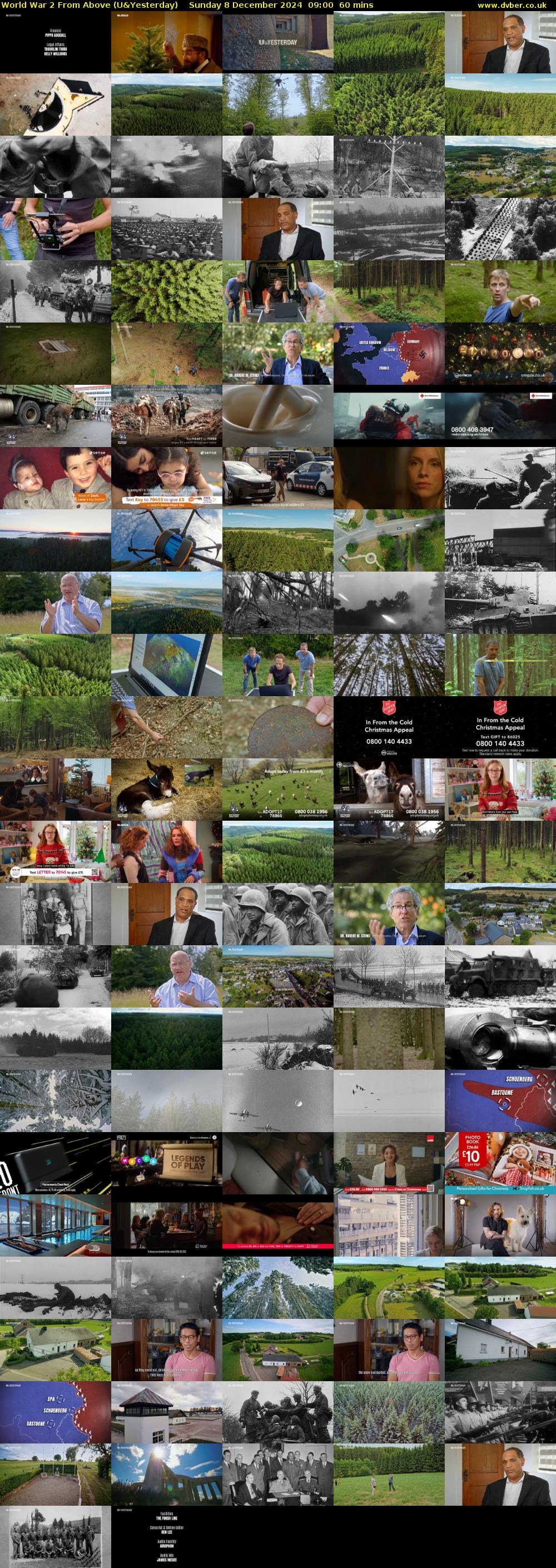 World War 2 From Above (U&Yesterday) Sunday 8 December 2024 09:00 - 10:00