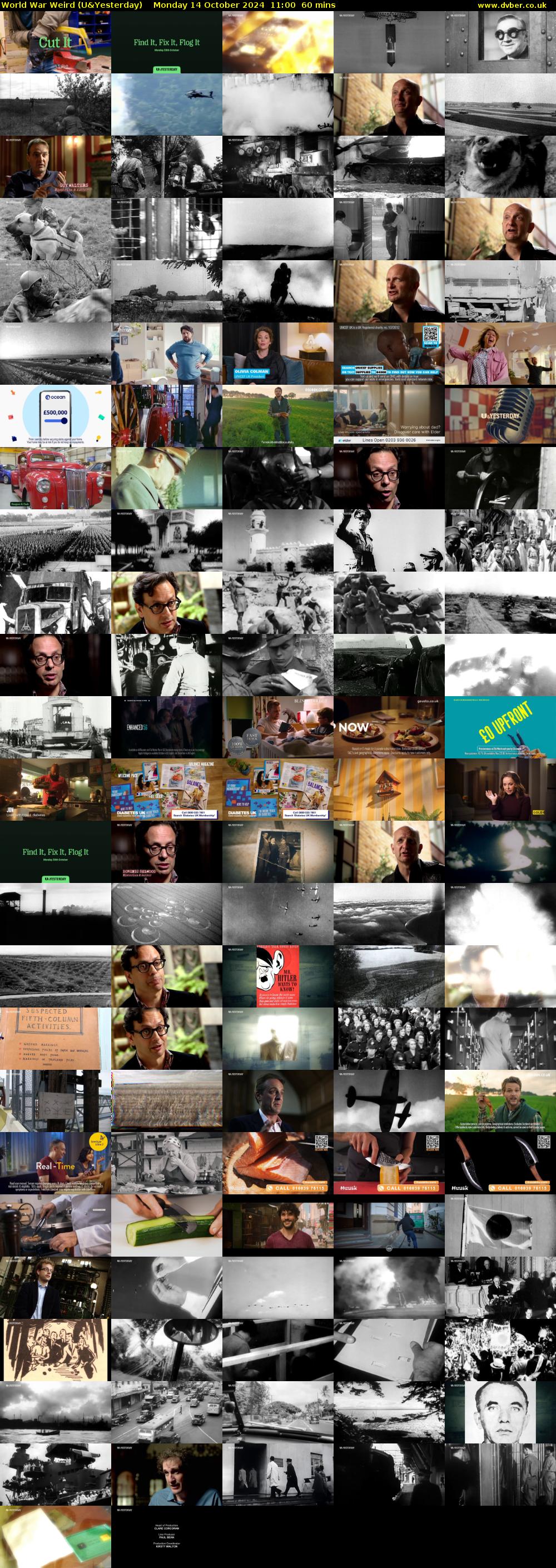 World War Weird (U&Yesterday) Monday 14 October 2024 11:00 - 12:00