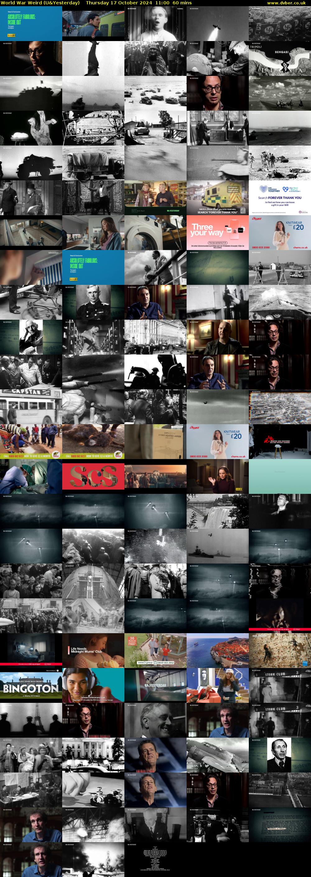 World War Weird (U&Yesterday) Thursday 17 October 2024 11:00 - 12:00