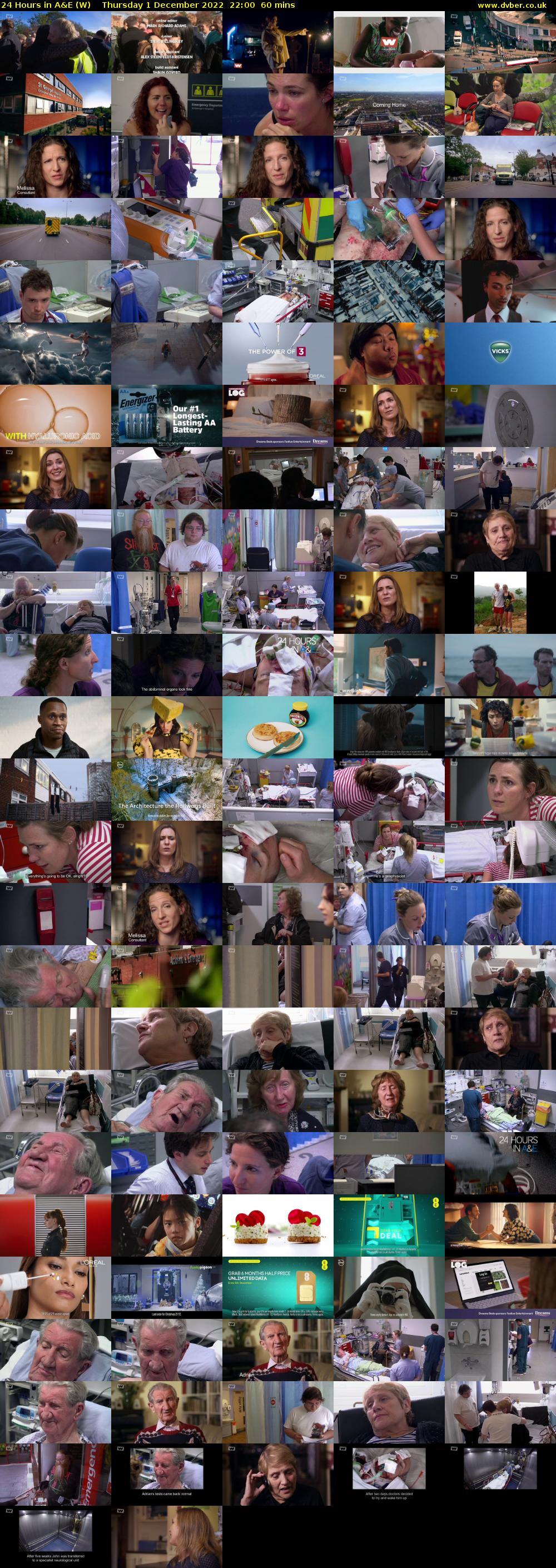 24 Hours in A&E (W) Thursday 1 December 2022 22:00 - 23:00