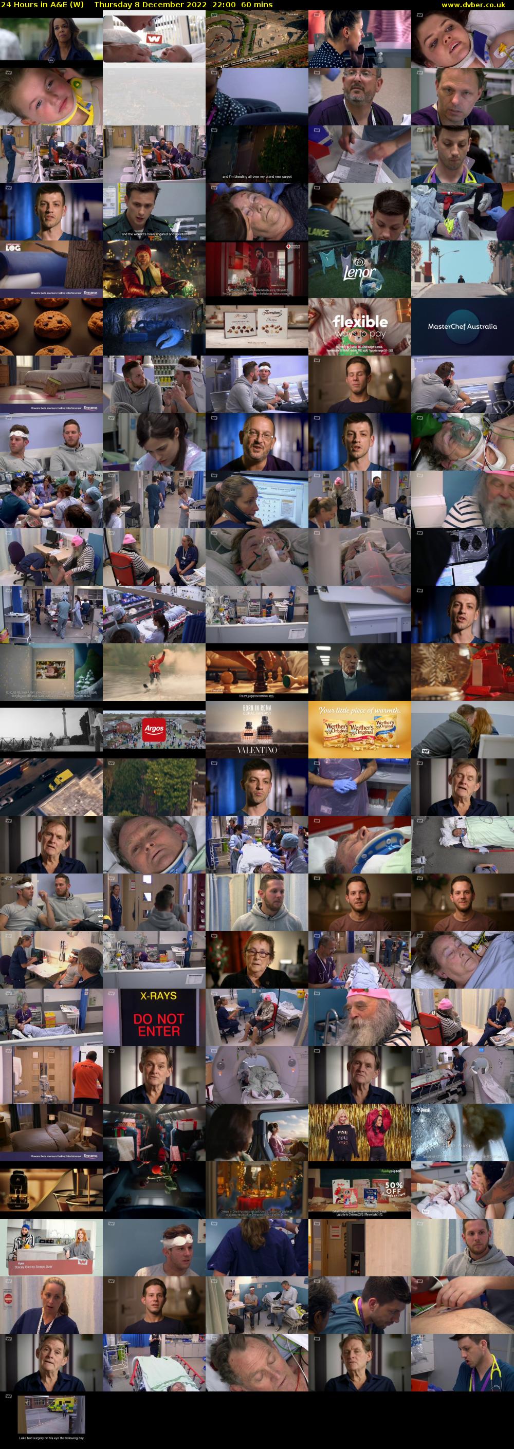 24 Hours in A&E (W) Thursday 8 December 2022 22:00 - 23:00