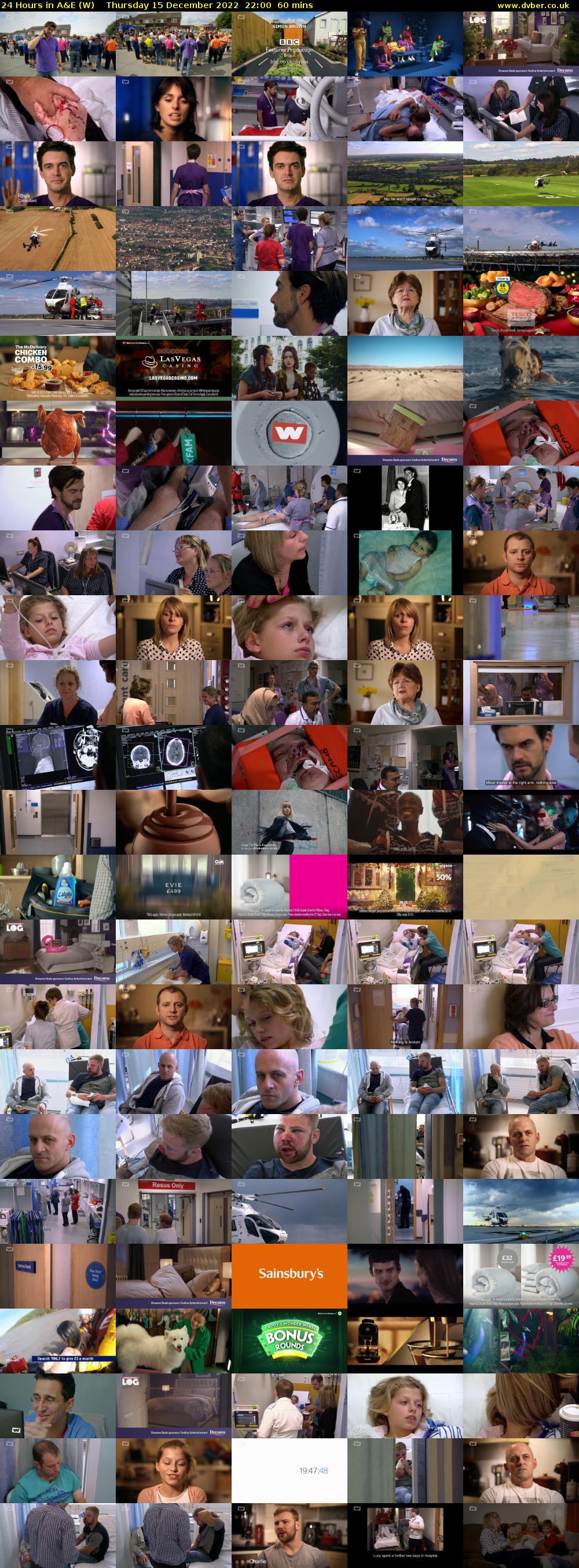 24 Hours in A&E (W) Thursday 15 December 2022 22:00 - 23:00