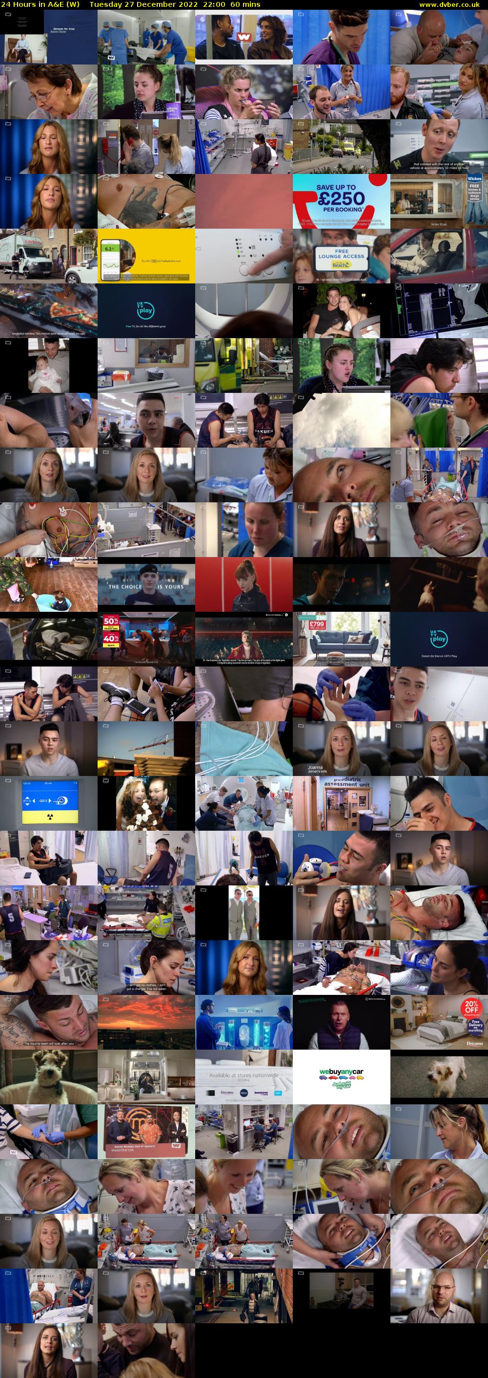 24 Hours in A&E (W) Tuesday 27 December 2022 22:00 - 23:00