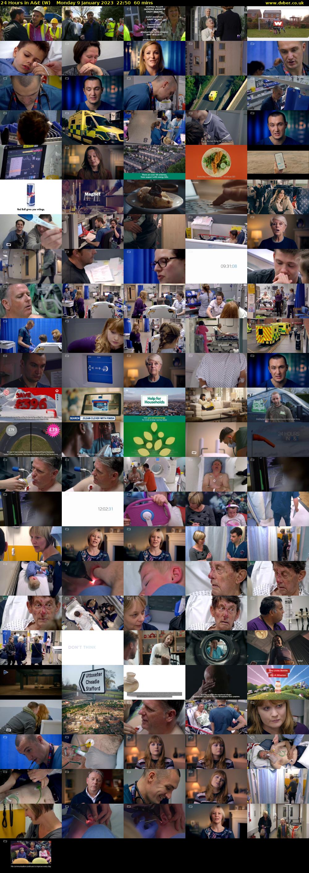 24 Hours in A&E (W) Monday 9 January 2023 22:50 - 23:50