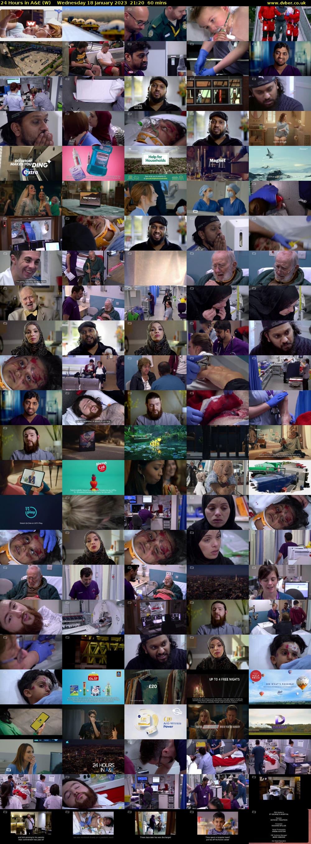24 Hours in A&E (W) Wednesday 18 January 2023 21:20 - 22:20