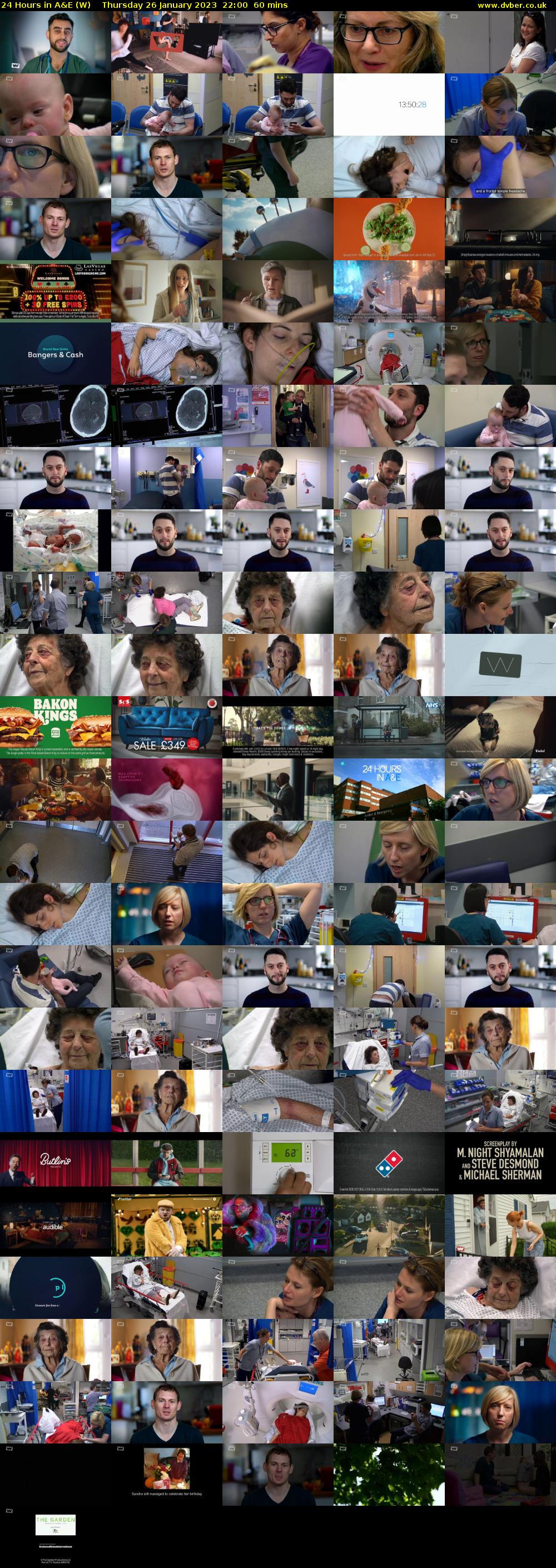 24 Hours in A&E (W) Thursday 26 January 2023 22:00 - 23:00