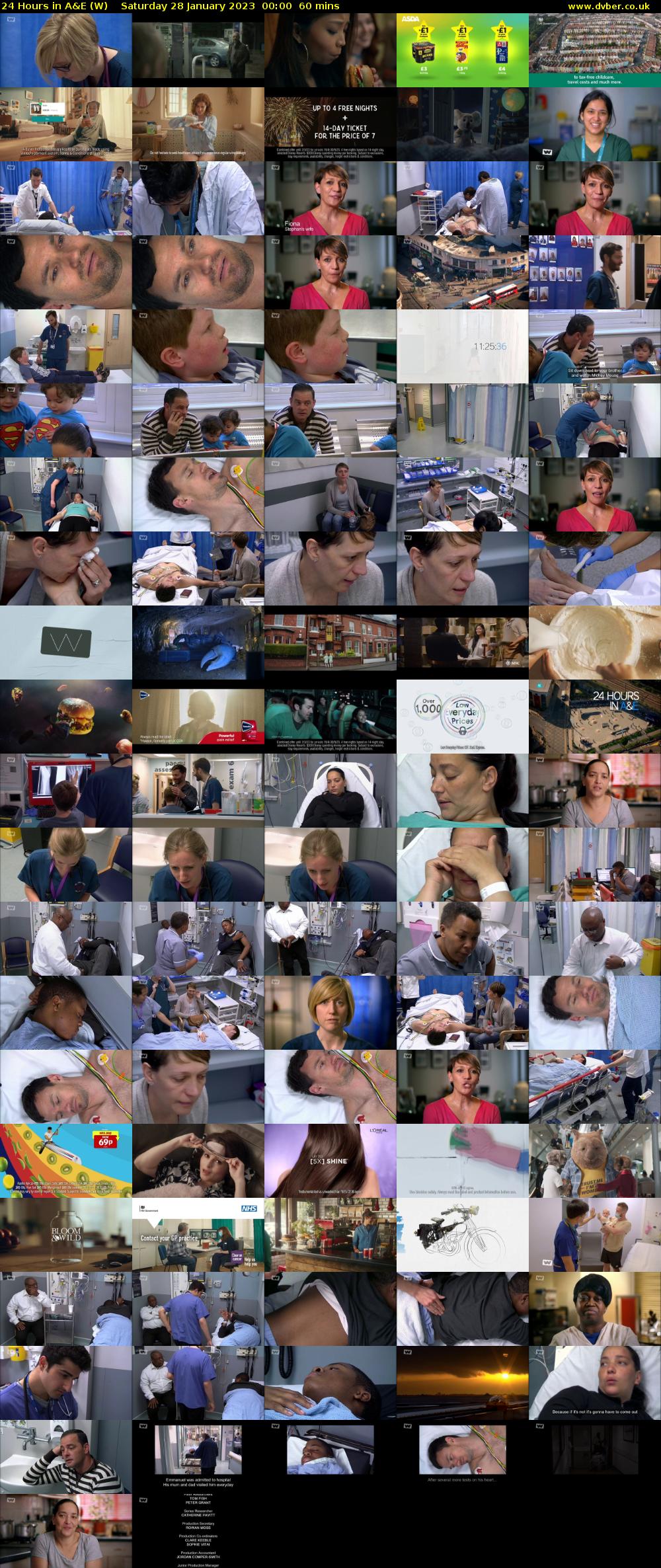 24 Hours in A&E (W) Saturday 28 January 2023 00:00 - 01:00