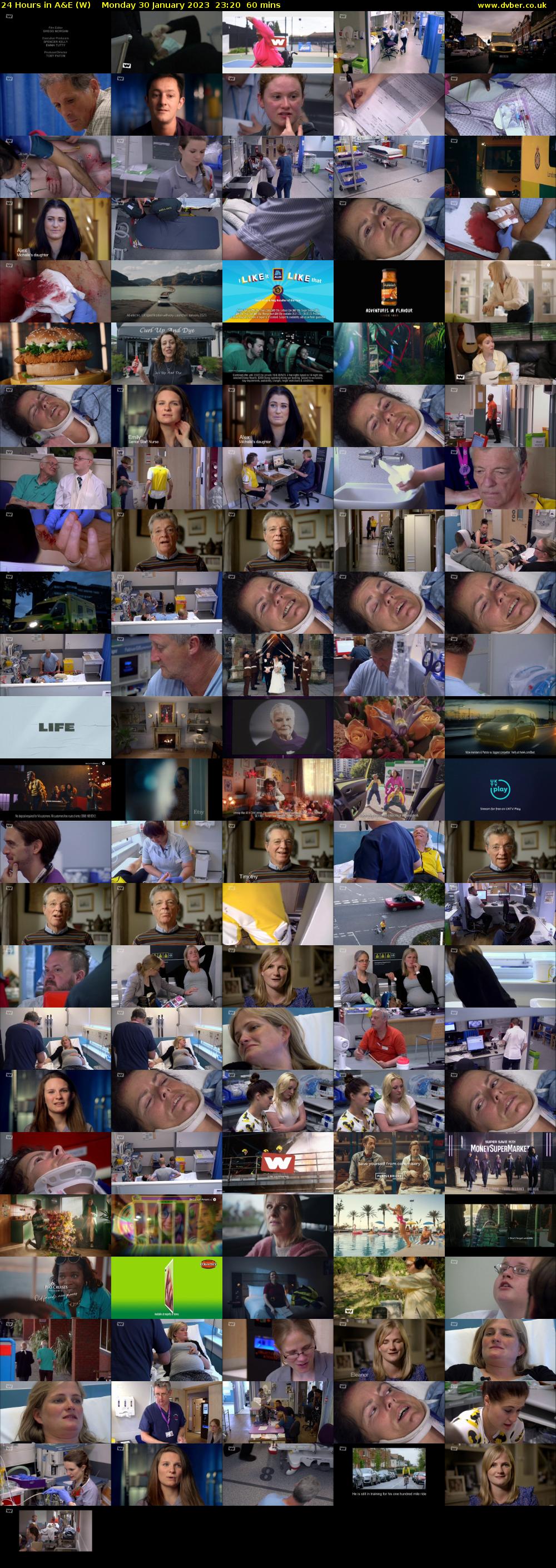 24 Hours in A&E (W) Monday 30 January 2023 23:20 - 00:20