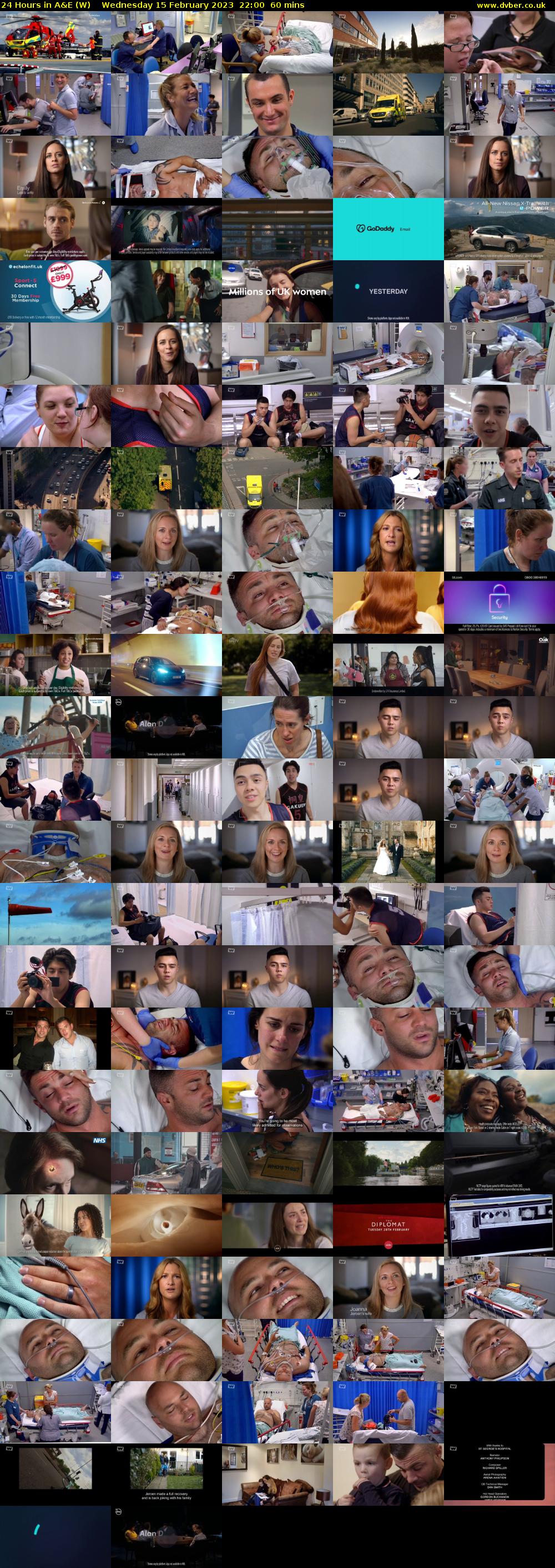 24 Hours in A&E (W) Wednesday 15 February 2023 22:00 - 23:00