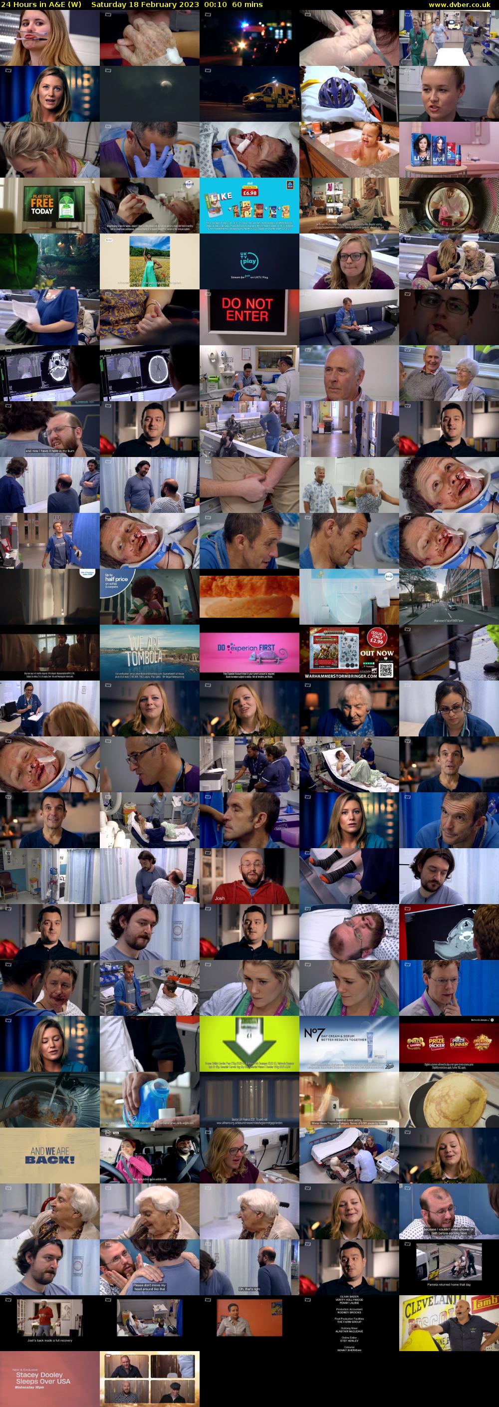24 Hours in A&E (W) Saturday 18 February 2023 00:10 - 01:10