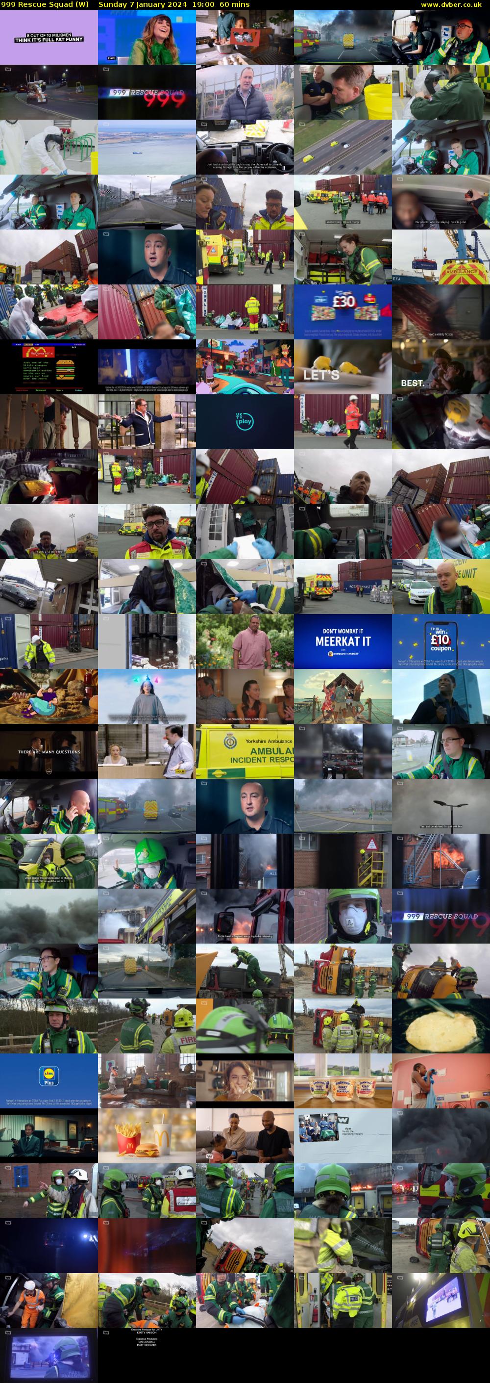 999 Rescue Squad (W) Sunday 7 January 2024 19:00 - 20:00