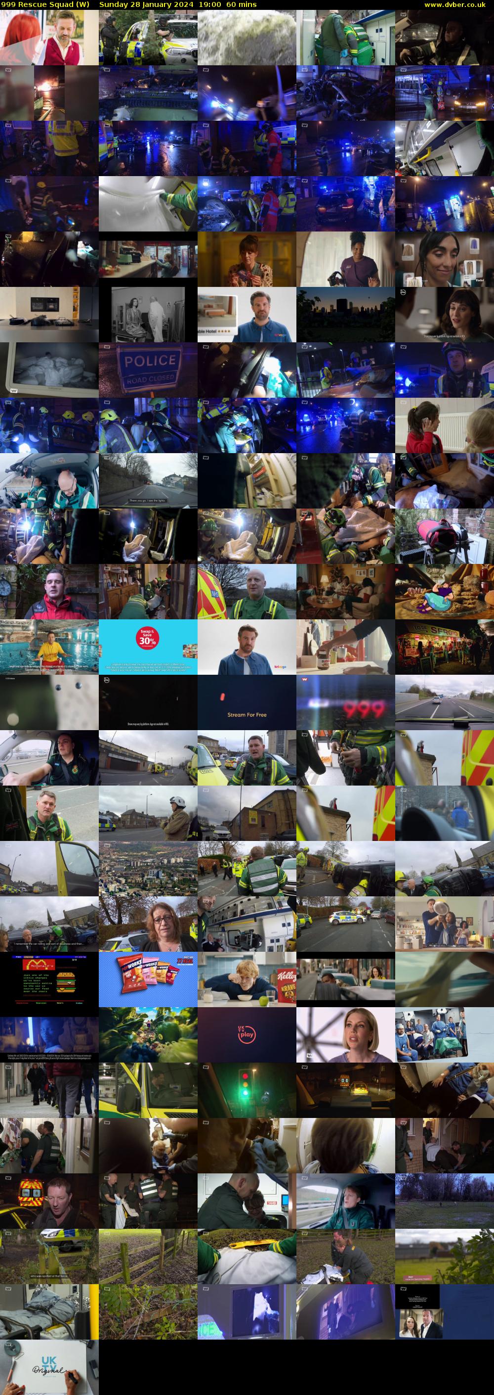 999 Rescue Squad (W) Sunday 28 January 2024 19:00 - 20:00