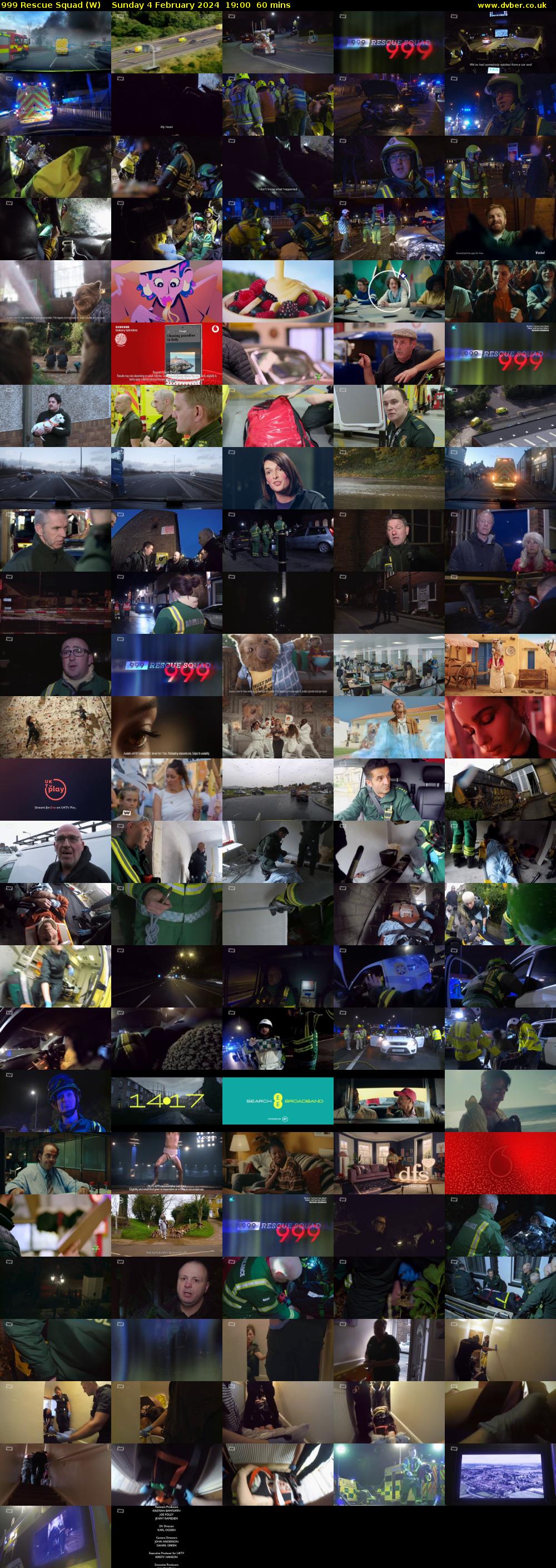 999 Rescue Squad (W) Sunday 4 February 2024 19:00 - 20:00