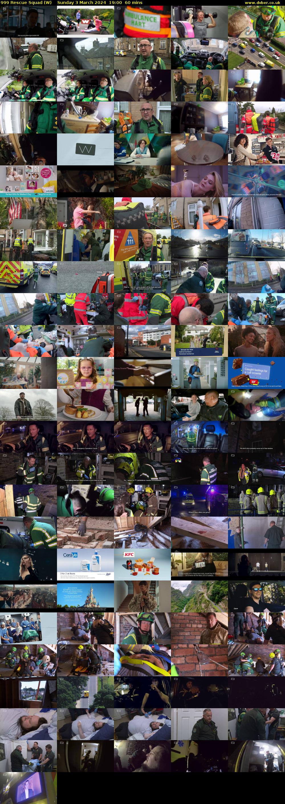 999 Rescue Squad (W) Sunday 3 March 2024 19:00 - 20:00