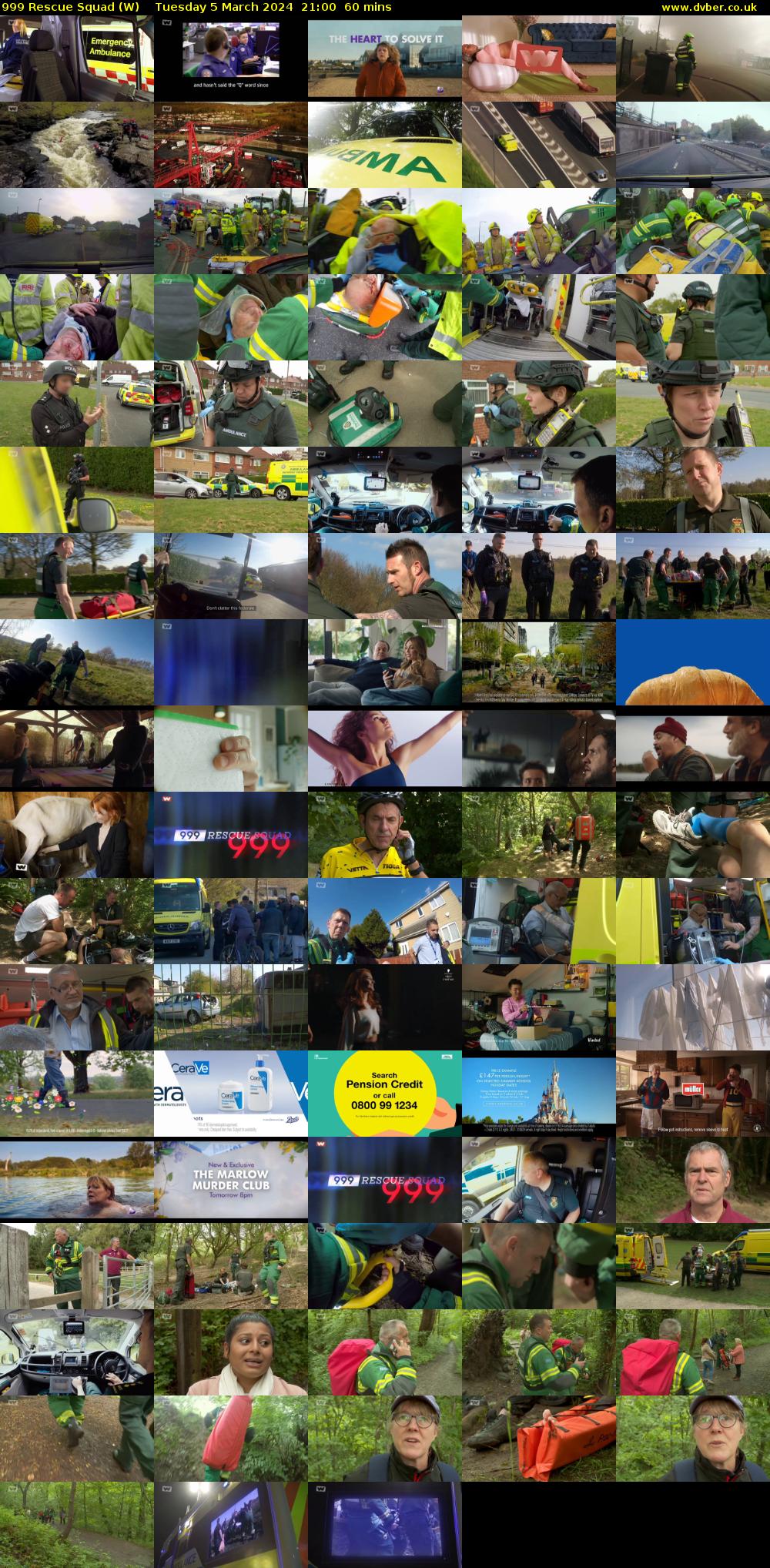 999 Rescue Squad (W) Tuesday 5 March 2024 21:00 - 22:00