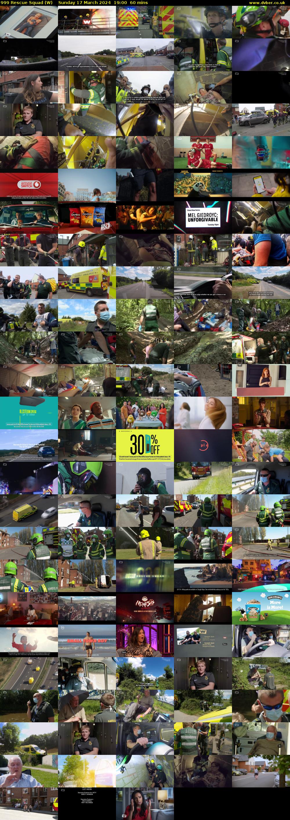 999 Rescue Squad (W) Sunday 17 March 2024 19:00 - 20:00