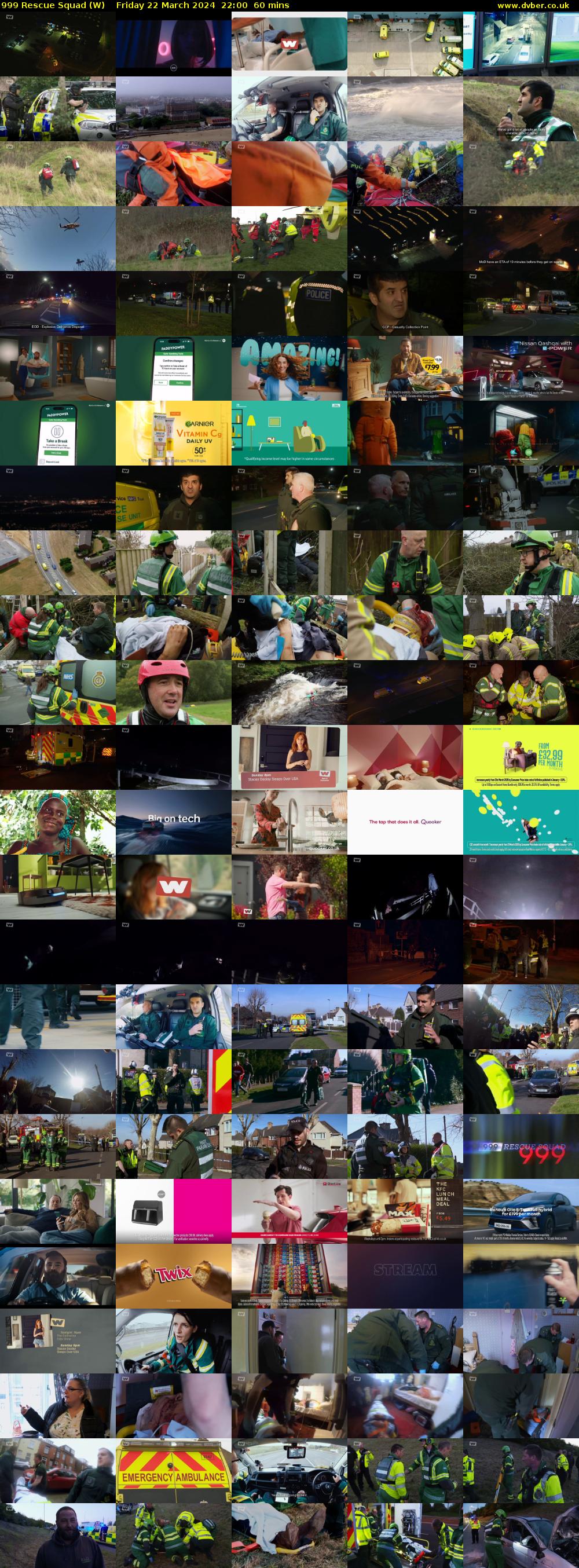 999 Rescue Squad (W) Friday 22 March 2024 22:00 - 23:00