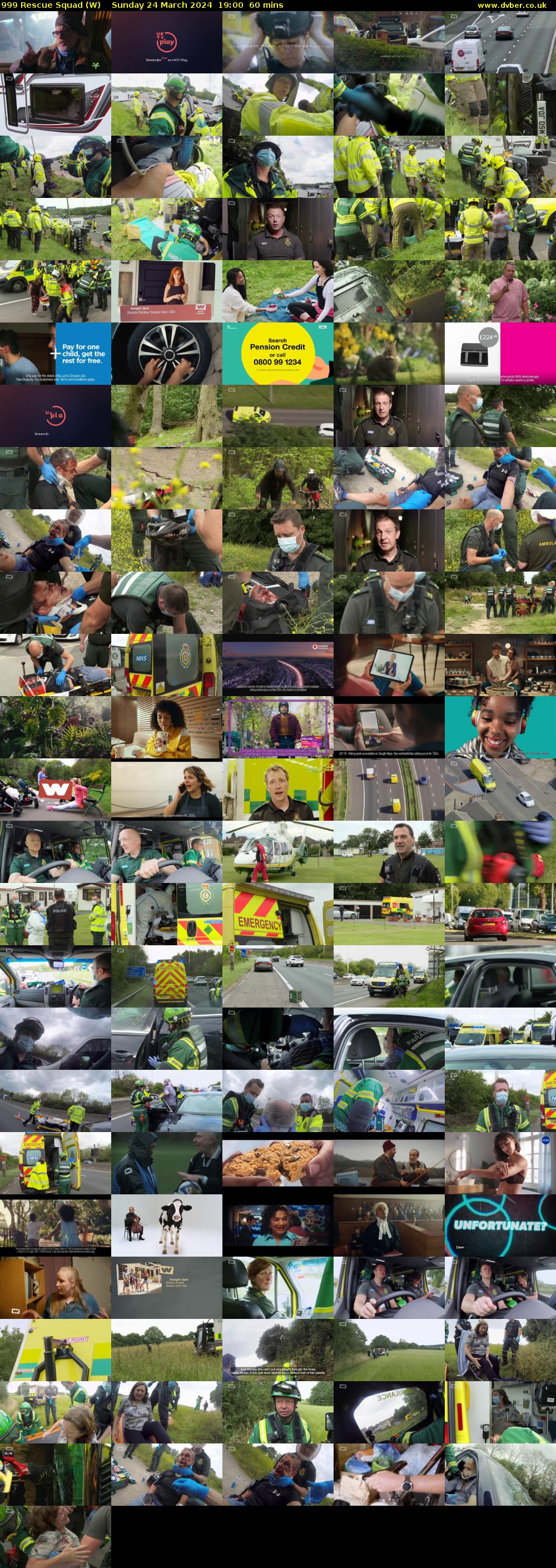 999 Rescue Squad (W) Sunday 24 March 2024 19:00 - 20:00