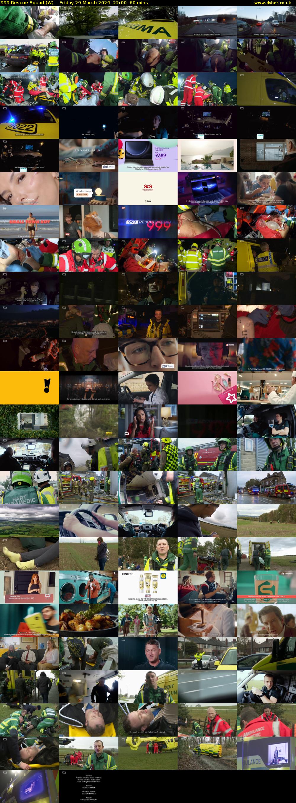 999 Rescue Squad (W) Friday 29 March 2024 22:00 - 23:00