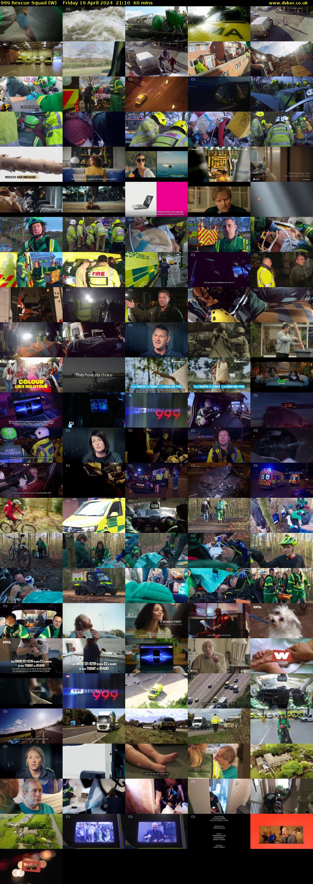 999 Rescue Squad (W) Friday 19 April 2024 21:10 - 22:10