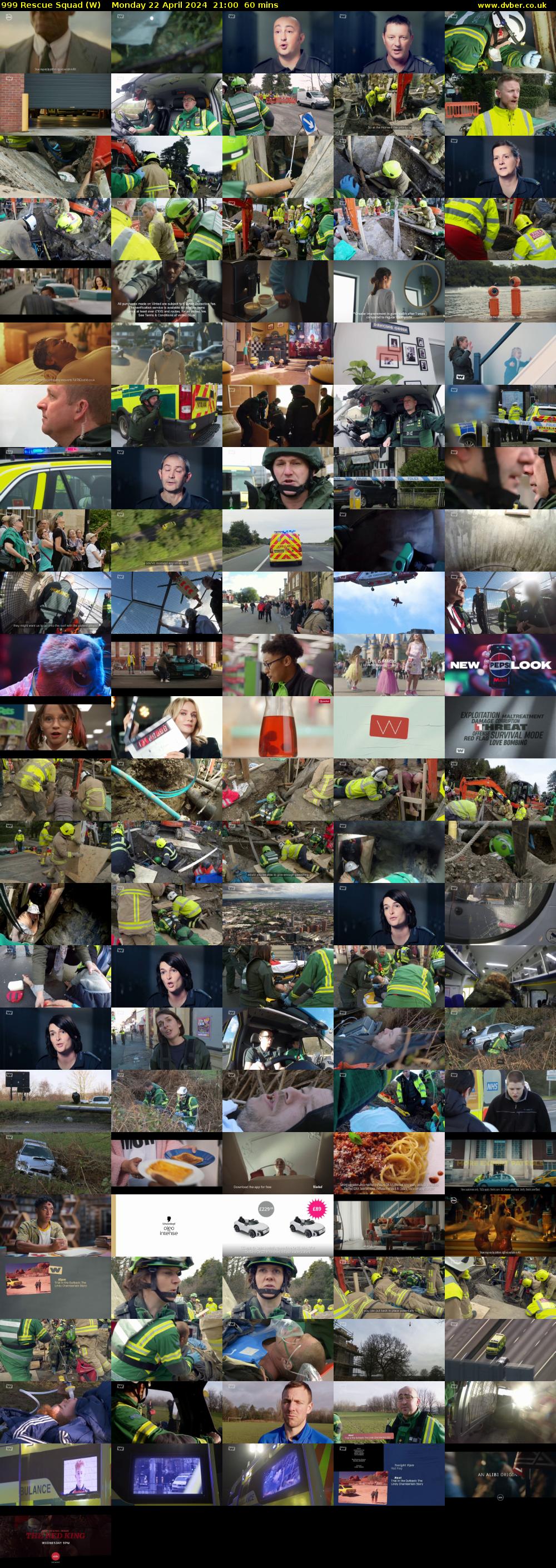 999 Rescue Squad (W) Monday 22 April 2024 21:00 - 22:00