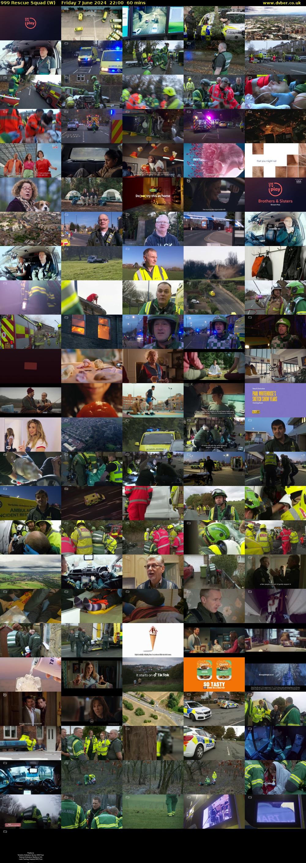 999 Rescue Squad (W) Friday 7 June 2024 22:00 - 23:00
