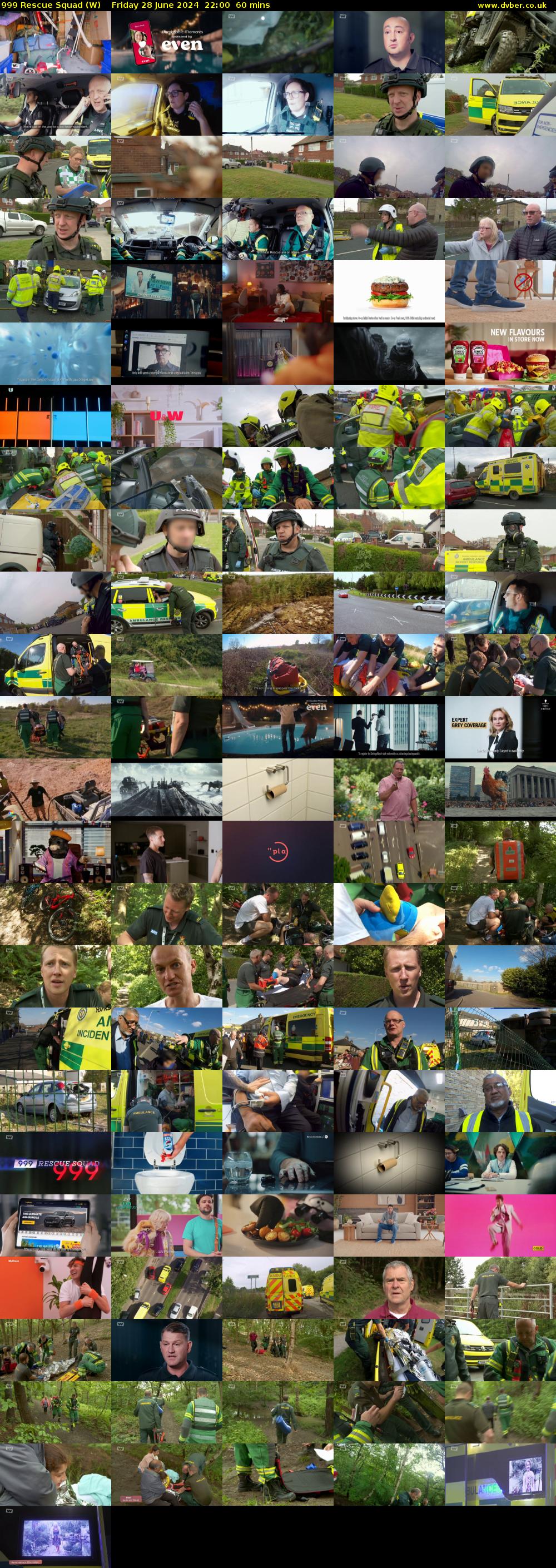 999 Rescue Squad (W) Friday 28 June 2024 22:00 - 23:00