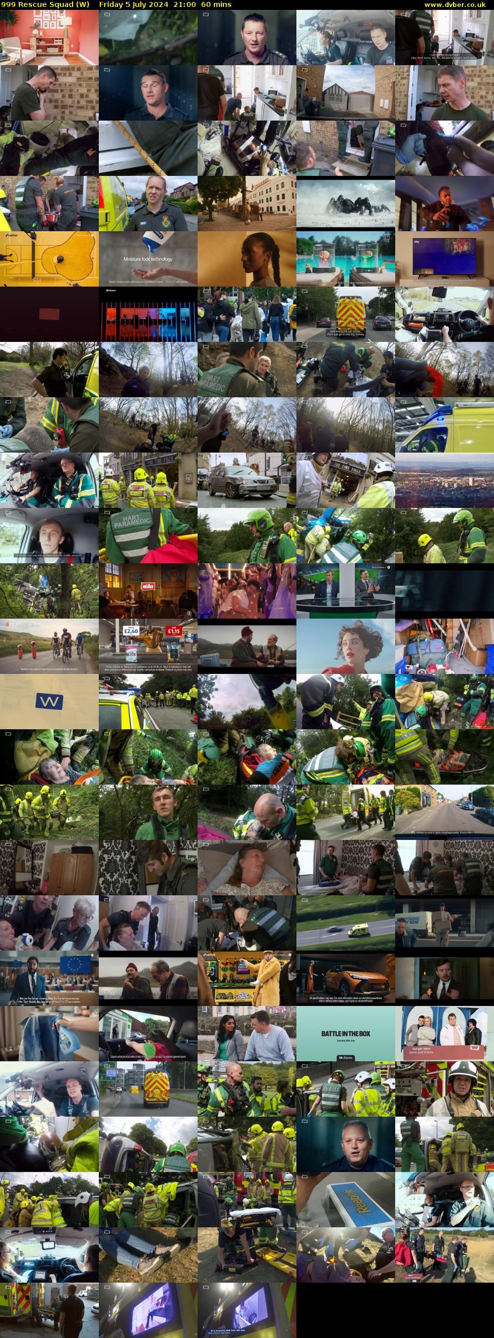 999 Rescue Squad (W) Friday 5 July 2024 21:00 - 22:00