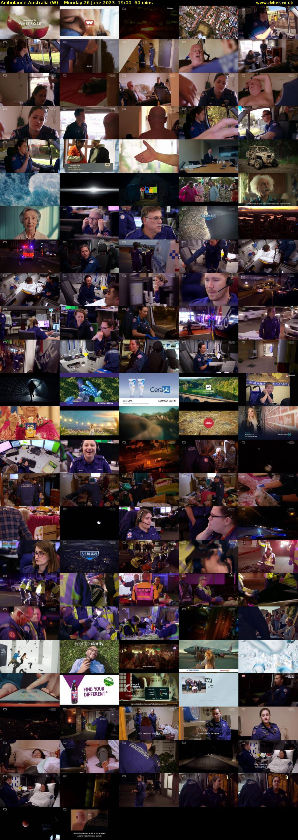Ambulance Australia (W) Monday 26 June 2023 19:00 - 20:00