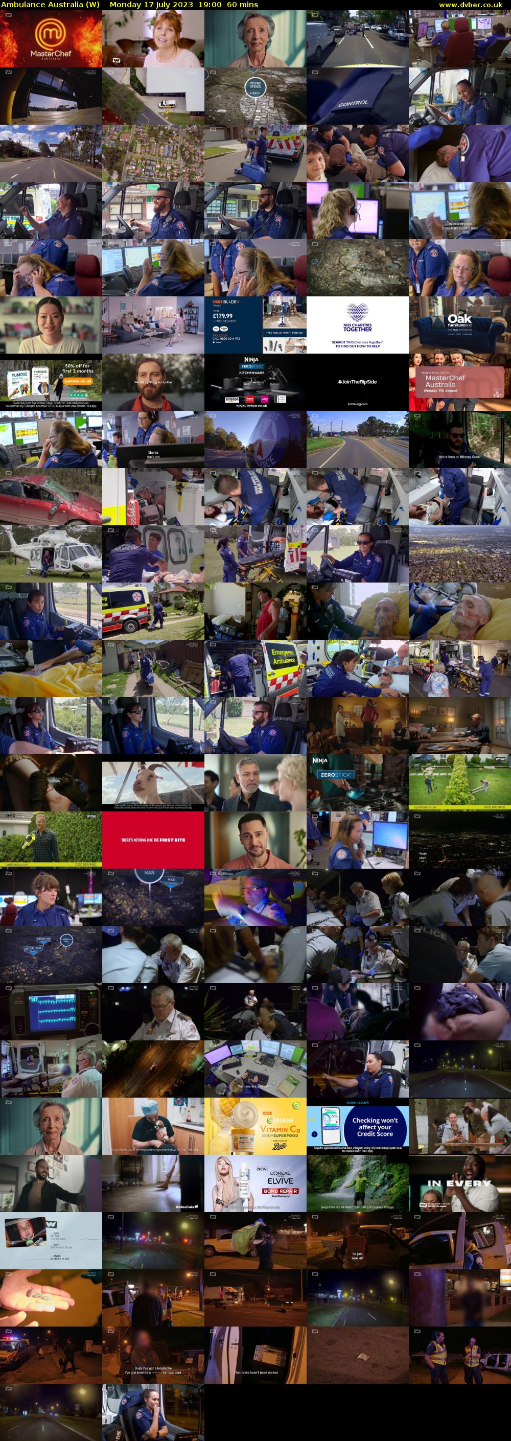 Ambulance Australia (W) Monday 17 July 2023 19:00 - 20:00