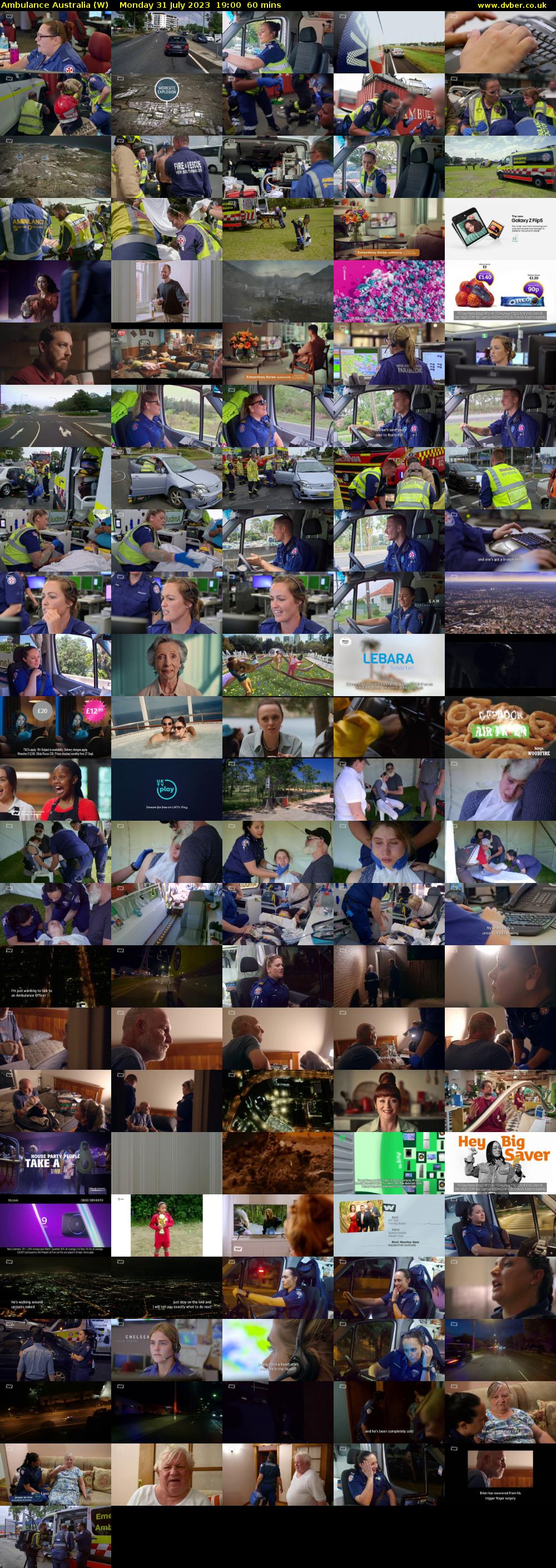 Ambulance Australia (W) Monday 31 July 2023 19:00 - 20:00