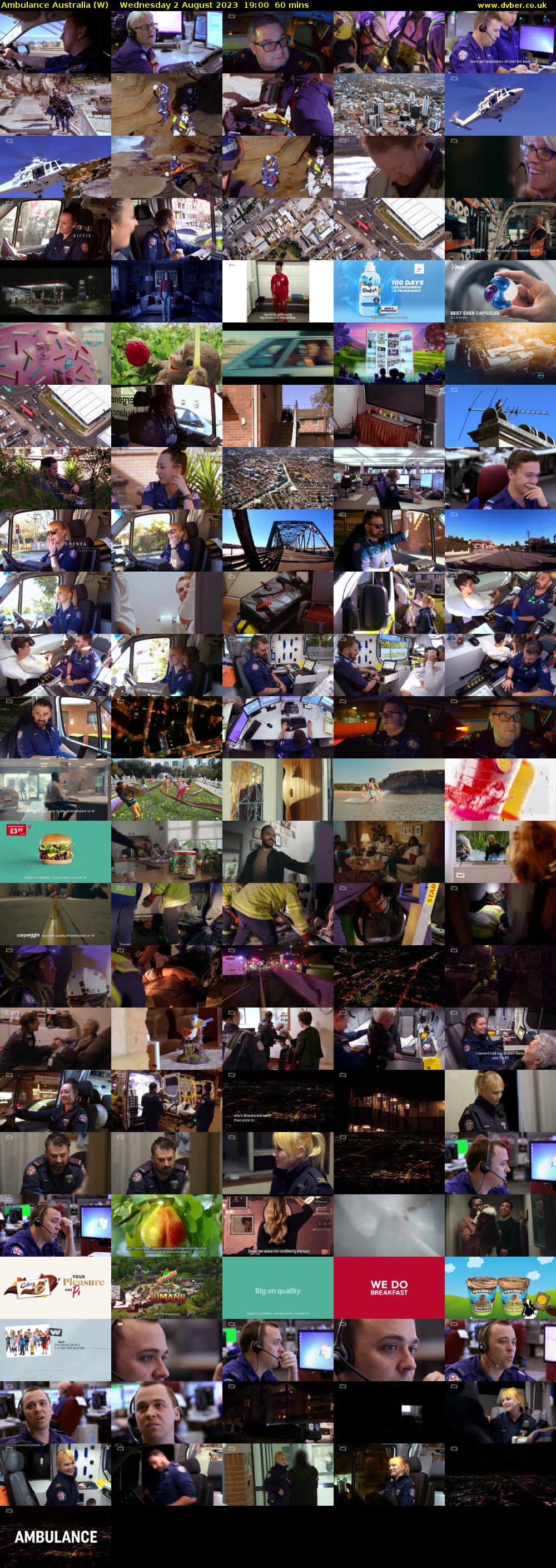 Ambulance Australia (W) Wednesday 2 August 2023 19:00 - 20:00