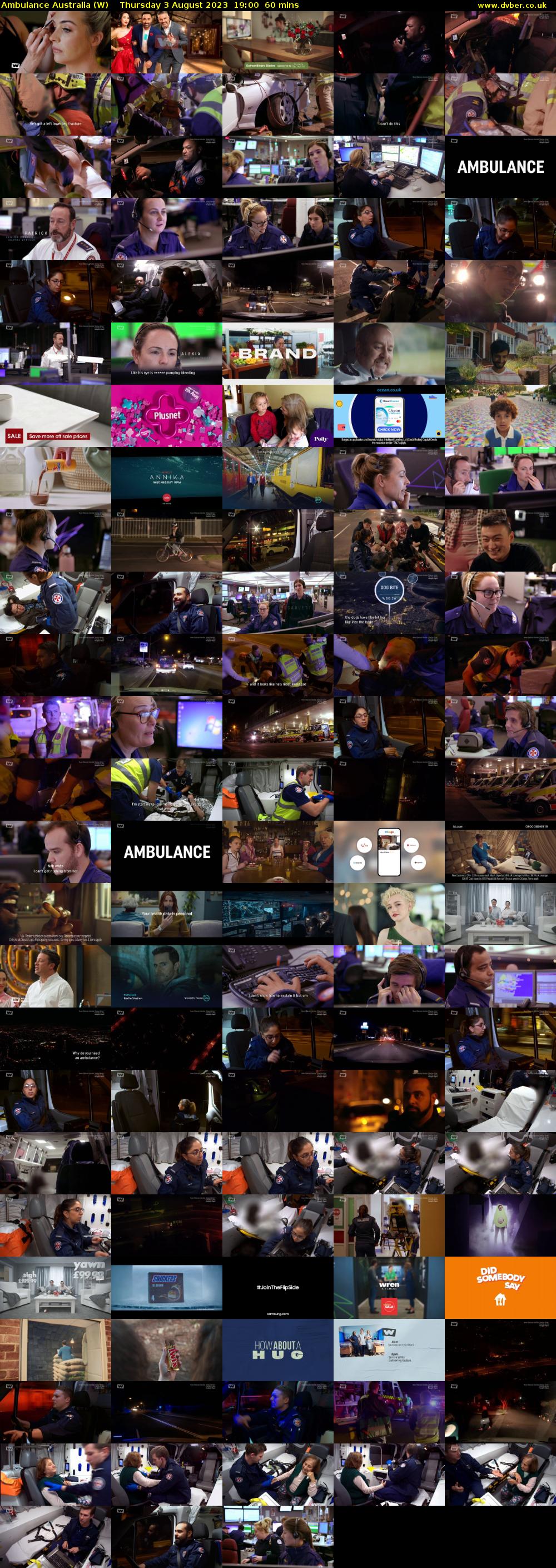 Ambulance Australia (W) Thursday 3 August 2023 19:00 - 20:00