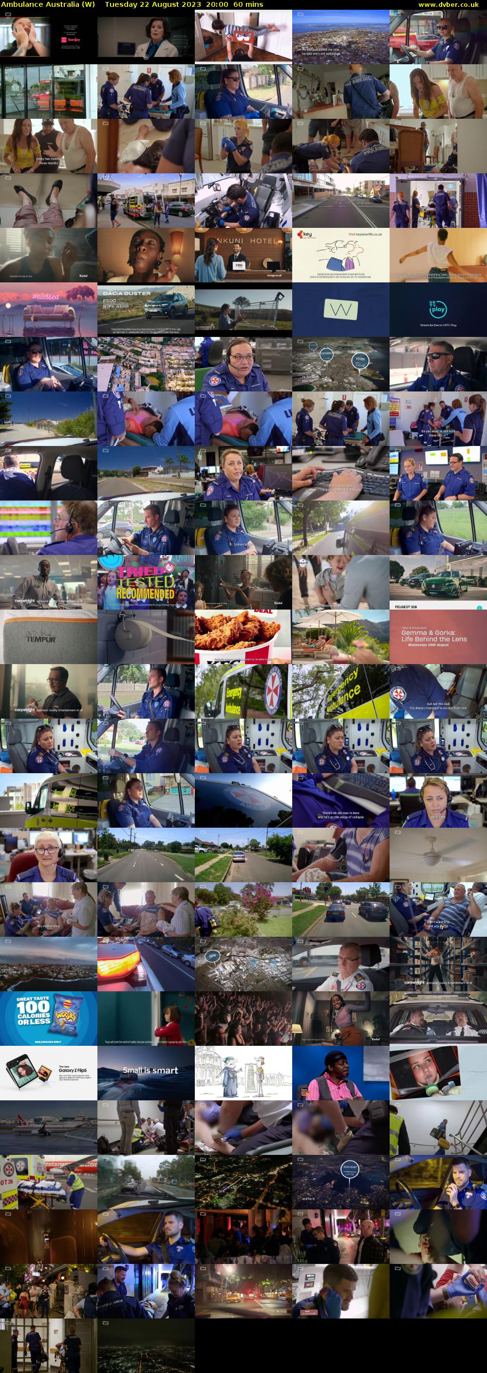 Ambulance Australia (W) Tuesday 22 August 2023 20:00 - 21:00