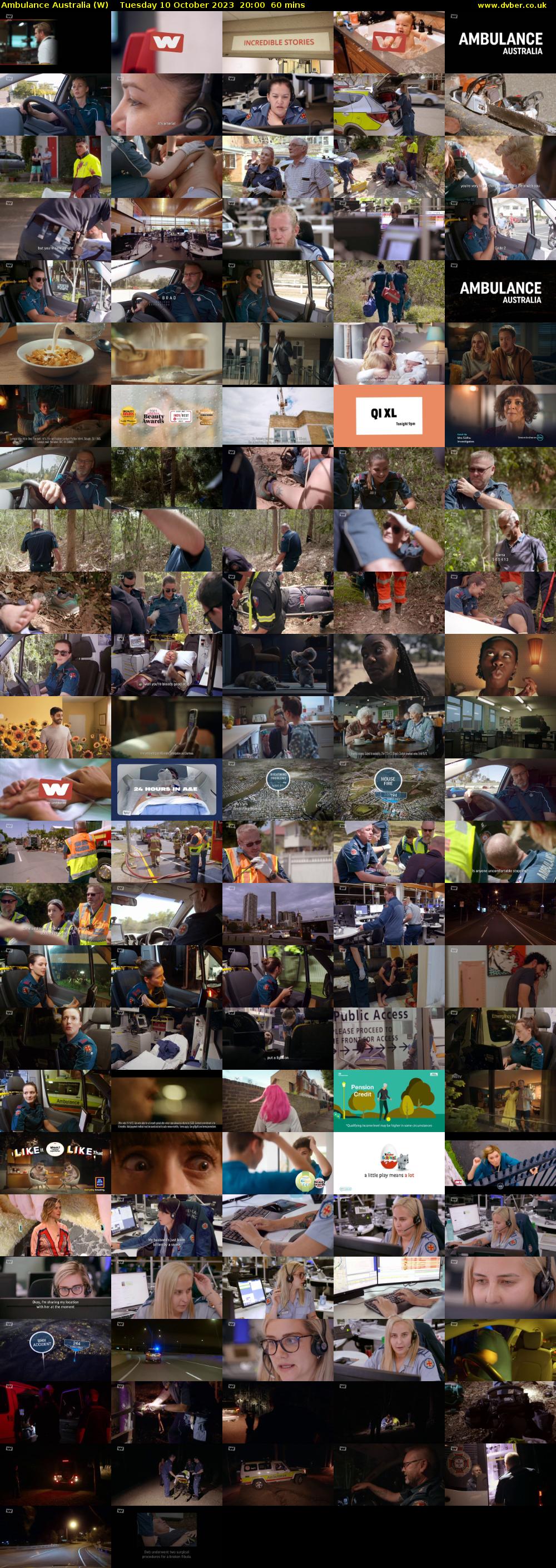Ambulance Australia (W) Tuesday 10 October 2023 20:00 - 21:00