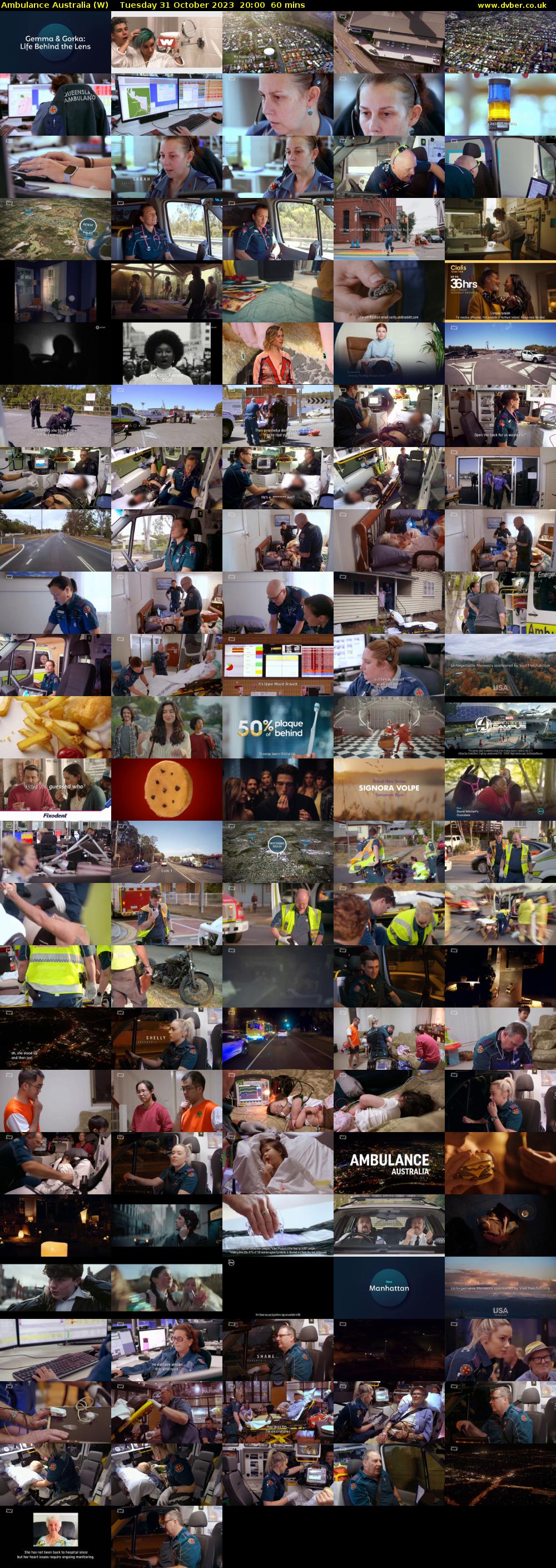 Ambulance Australia (W) Tuesday 31 October 2023 20:00 - 21:00