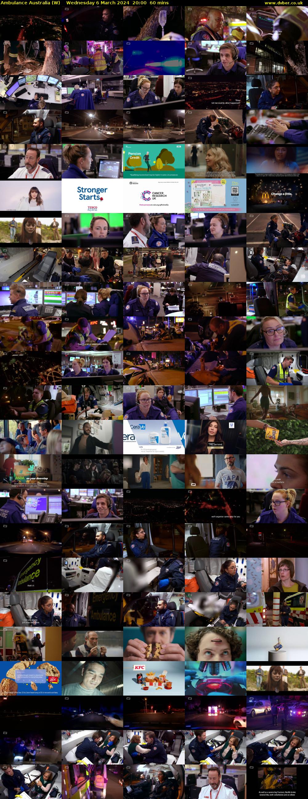 Ambulance Australia (W) Wednesday 6 March 2024 20:00 - 21:00